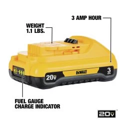 Dewalt DCB230-2 20V MAX 3Ah Compact Battery (2-Pack) -PowerPro Tools dewndcb230 2 g