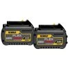 Dewalt DCB606-2 20V/60V MAX FLEXVOLT 6Ah Battery (2-Pack) 2 Dewalt DCB606-2 20V/60V MAX FLEXVOLT 6Ah Battery (2-Pack) -PowerPro Tools dewndcb606 2