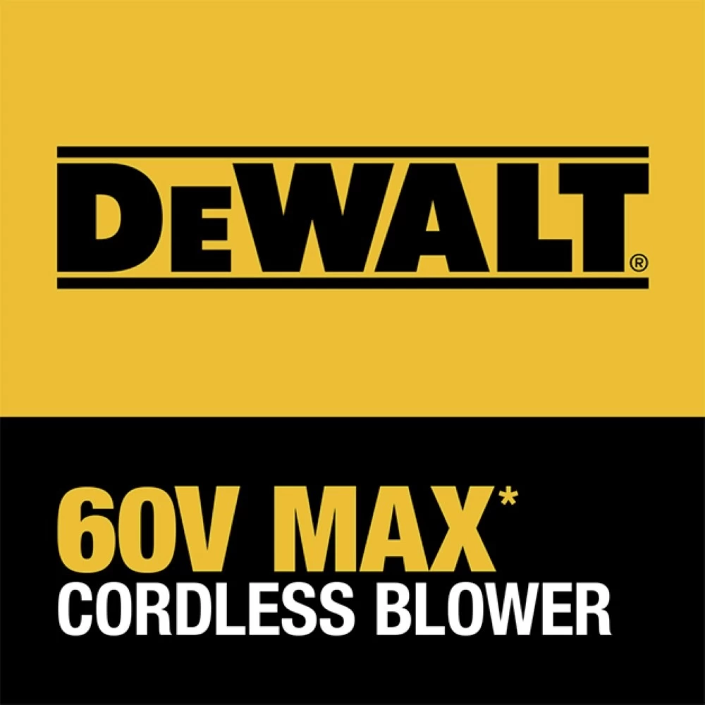 Dewalt 60V MAX Cordless Handheld Lithium-Ion Brushless Blower (3 Ah) - DCBL770X1 9 Dewalt 60V MAX Cordless Handheld Lithium-Ion Brushless Blower (3 Ah) - DCBL770X1 - Image 7