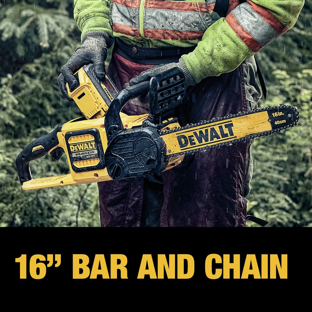 Dewalt 60V MAX FLEXVOLT Brushless Lithium-Ion 16 In. Cordless Chainsaw Kit (3 Ah) - DCCS670X1 10 Dewalt 60V MAX FLEXVOLT Brushless Lithium-Ion 16 In. Cordless Chainsaw Kit (3 Ah) - DCCS670X1 - Image 8