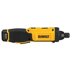Dewalt 8V MAX Brushed Lithium-Ion 1/4 In. Cordless Gyroscopic Inline Screwdriver Kit (1 Ah) - DCF682N1 -PowerPro Tools dewndcf682n1 b