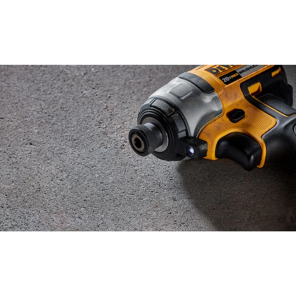 Dewalt 20V MAX Brushless Lithium-Ion 1/4 In. Cordless Impact Driver Kit With (2) 1.3 Ah Batteries - DCF787C2 10 Dewalt 20V MAX Brushless Lithium-Ion 1/4 In. Cordless Impact Driver Kit With (2) 1.3 Ah Batteries - DCF787C2 - Image 8