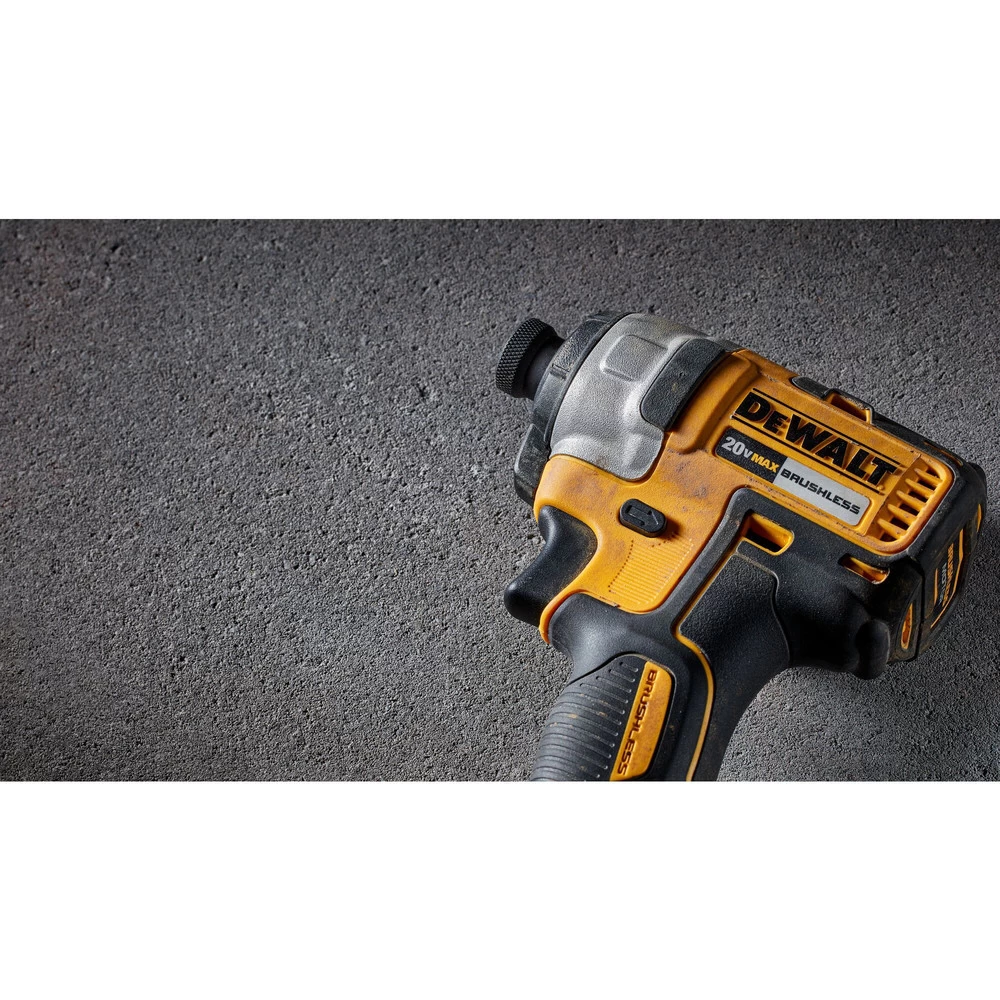 Dewalt 20V MAX Brushless Lithium-Ion 1/4 In. Cordless Impact Driver Kit With (2) 1.3 Ah Batteries - DCF787C2 11 Dewalt 20V MAX Brushless Lithium-Ion 1/4 In. Cordless Impact Driver Kit With (2) 1.3 Ah Batteries - DCF787C2 - Image 9