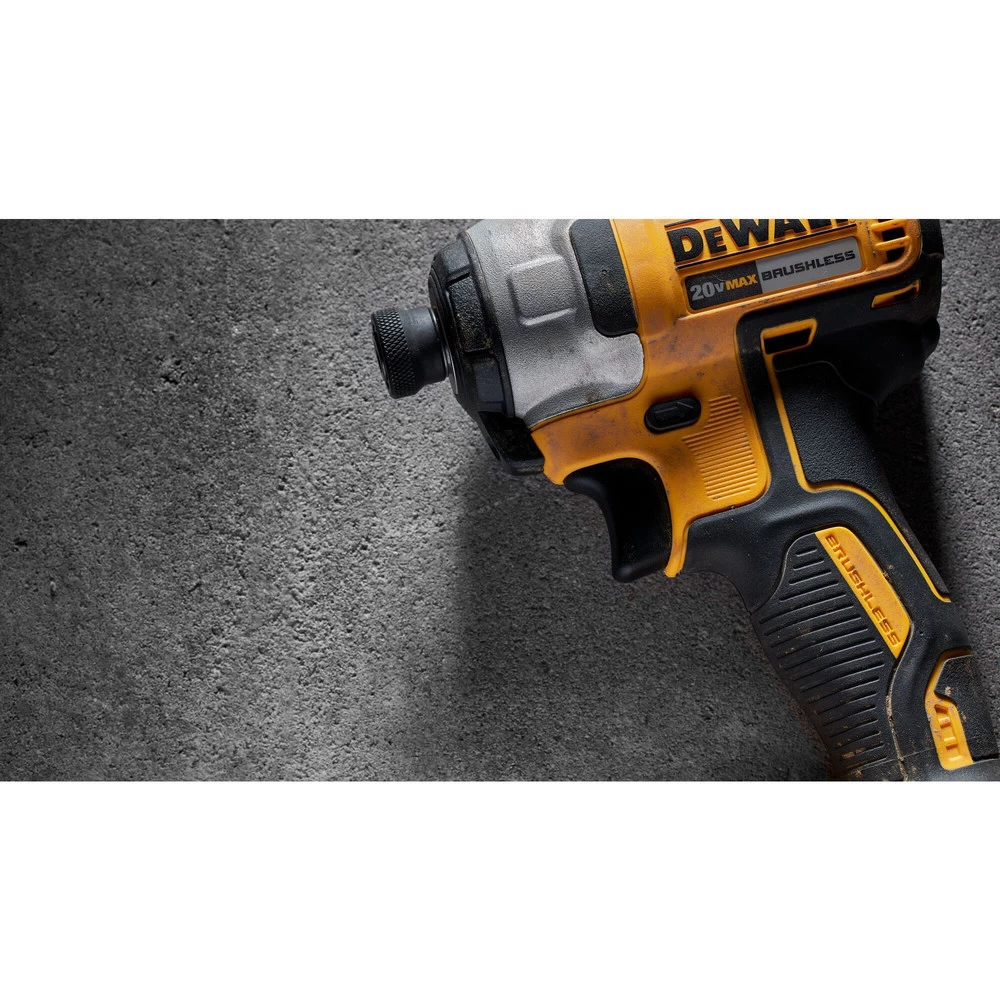 Dewalt 20V MAX Brushless Lithium-Ion 1/4 In. Cordless Impact Driver Kit With (2) 1.3 Ah Batteries - DCF787C2 12 Dewalt 20V MAX Brushless Lithium-Ion 1/4 In. Cordless Impact Driver Kit With (2) 1.3 Ah Batteries - DCF787C2 - Image 10