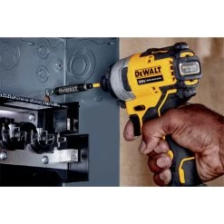 Dewalt ATOMIC 20V MAX Brushless Lithium-Ion 1/4 In. Cordless Impact Driver Kit (1.5 Ah) - DCF809C1 -PowerPro Tools dewndcf809c1 h