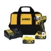 Dewalt DCF845P2 20V MAX XR Brushless Lithium-Ion Cordless 3-Speed 1/4 In. Impact Driver Kit (5 Ah) 1 Dewalt DCF845P2 20V MAX XR Brushless Lithium-Ion Cordless 3-Speed 1/4 In. Impact Driver Kit (5 Ah) -PowerPro Tools dewndcf845p2