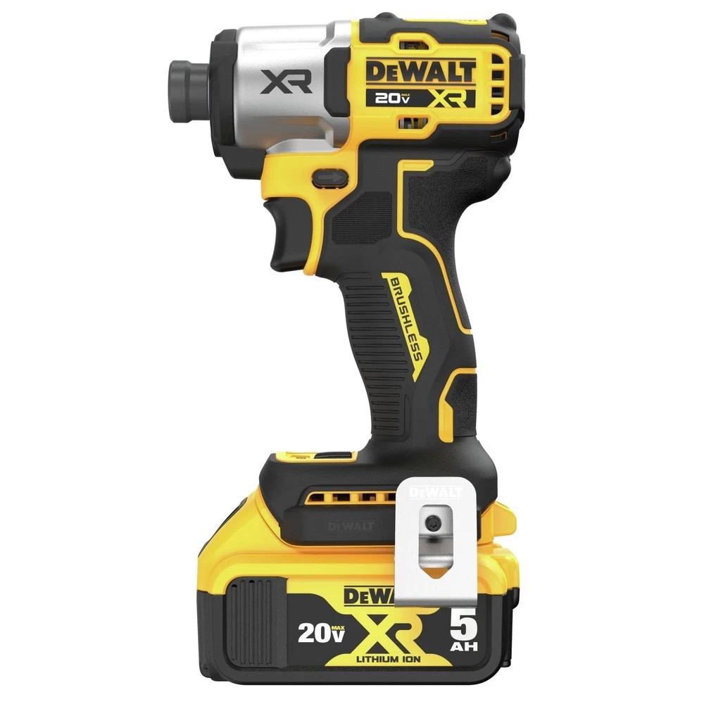 Dewalt DCF845P2 20V MAX XR Brushless Lithium-Ion Cordless 3-Speed 1/4 In. Impact Driver Kit (5 Ah) 8 Dewalt DCF845P2 20V MAX XR Brushless Lithium-Ion Cordless 3-Speed 1/4 In. Impact Driver Kit (5 Ah) - Image 6