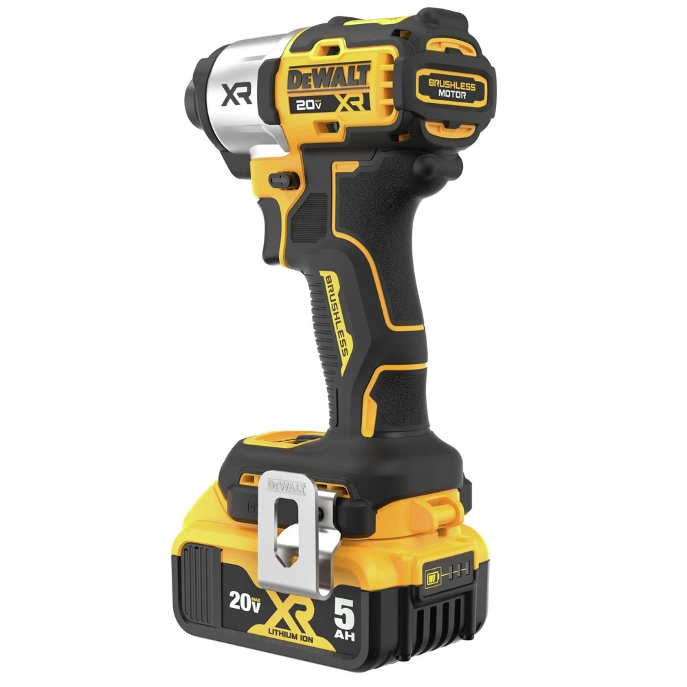 Dewalt DCF845P2 20V MAX XR Brushless Lithium-Ion Cordless 3-Speed 1/4 In. Impact Driver Kit (5 Ah) 9 Dewalt DCF845P2 20V MAX XR Brushless Lithium-Ion Cordless 3-Speed 1/4 In. Impact Driver Kit (5 Ah) - Image 7