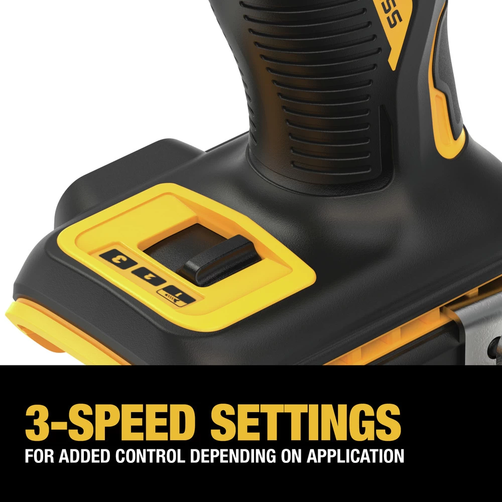 Dewalt DCF850B ATOMIC 20V MAX Brushless Lithium-Ion 1/4 In. Cordless 3-Speed Impact Driver (Tool Only) 10 Dewalt DCF850B ATOMIC 20V MAX Brushless Lithium-Ion 1/4 In. Cordless 3-Speed Impact Driver (Tool Only) - Image 8