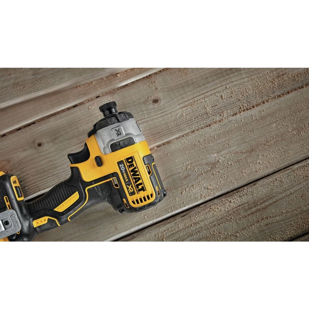 Dewalt 20V MAX XR Brushless Lithium-Ion 1/4 In. Cordless 3-Speed Impact Driver Kit (1.7 Ah) - DCF887D1E1 4 Dewalt 20V MAX XR Brushless Lithium-Ion 1/4 In. Cordless 3-Speed Impact Driver Kit (1.7 Ah) - DCF887D1E1 - Image 2