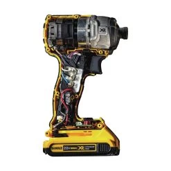 Dewalt 20V MAX XR Brushless Lithium-Ion 1/4 In. Cordless 3-Speed Impact Driver Kit With (2) 2 Ah Batteries - DCF887D2 -PowerPro Tools dewndcf887d2 c