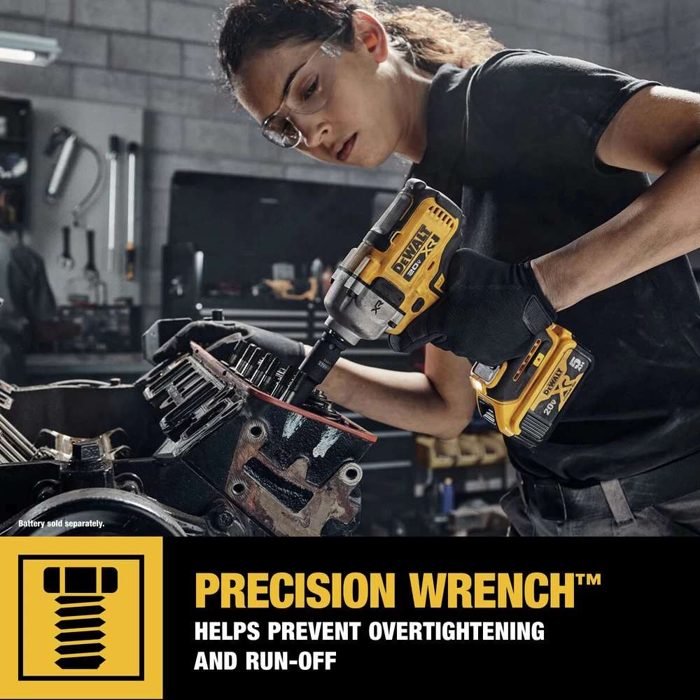 Dewalt 20V MAX XR Brushless Lithium-Ion 1/2 In. Cordless Mid-Range Impact Wrench With Detent Pin Anvil (Tool Only) - DCF892B 10 Dewalt 20V MAX XR Brushless Lithium-Ion 1/2 In. Cordless Mid-Range Impact Wrench With Detent Pin Anvil (Tool Only) - DCF892B - Image 8
