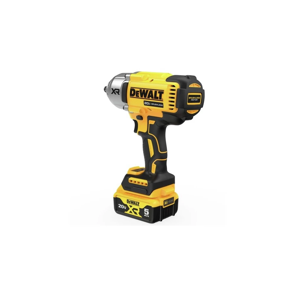 Dewalt 20V MAX XR Brushless Lithium-Ion 1/2 In. Cordless High Torque Impact Wrench Kit With Hog Ring Anvil (5 Ah) - DCF900P1 8 Dewalt 20V MAX XR Brushless Lithium-Ion 1/2 In. Cordless High Torque Impact Wrench Kit With Hog Ring Anvil (5 Ah) - DCF900P1 - Image 6