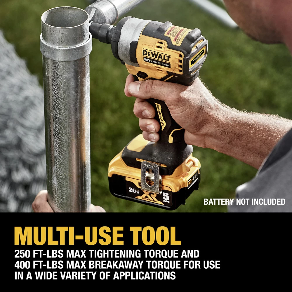 Dewalt 20V MAX Brushless Lithium-Ion 1/2 In. Cordless Impact Wrench With Hog Ring Anvil (Tool Only) - DCF911B 7 Dewalt 20V MAX Brushless Lithium-Ion 1/2 In. Cordless Impact Wrench With Hog Ring Anvil (Tool Only) - DCF911B - Image 5