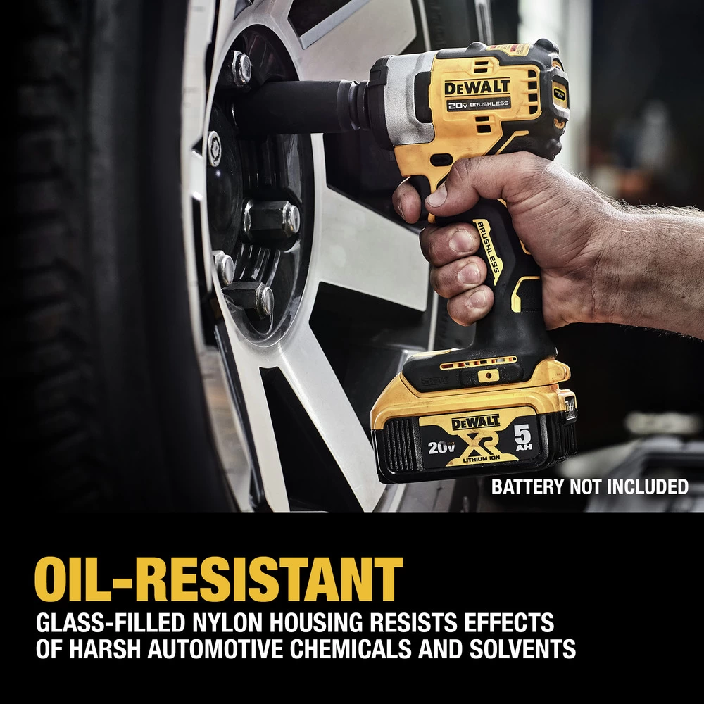 Dewalt 20V MAX Brushless Lithium-Ion 1/2 In. Cordless Impact Wrench With Hog Ring Anvil (Tool Only) - DCF911B 8 Dewalt 20V MAX Brushless Lithium-Ion 1/2 In. Cordless Impact Wrench With Hog Ring Anvil (Tool Only) - DCF911B - Image 6