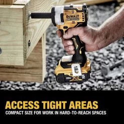Dewalt 20V MAX Brushless Lithium-Ion 3/8 In. Cordless Impact Wrench With Hog Ring Anvil (Tool Only) - DCF913B -PowerPro Tools dewndcf913b j