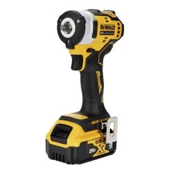 Dewalt 20V MAX Brushless Lithium-Ion 3/8 In. Cordless Impact Wrench With Hog Ring Anvil Kit With 2 Batteries (5 Ah) - DCF913P2 -PowerPro Tools dewndcf913p2 a