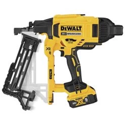 Dewalt DCFS950P2 20V MAX XR Lithium-Ion 9 Gauge Cordless Fencing Stapler Kit With 2 Batteries (5 Ah) -PowerPro Tools dewndcfs950p2 c