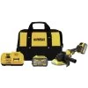 Dewalt FLEXVOLT 60V MAX Brushless Lithium-Ion 7 In. Cordless Grinder With Kickback Brake Kit With 2 Batteries (9 Ah) - DCG440X2 -PowerPro Tools dewndcg440x2