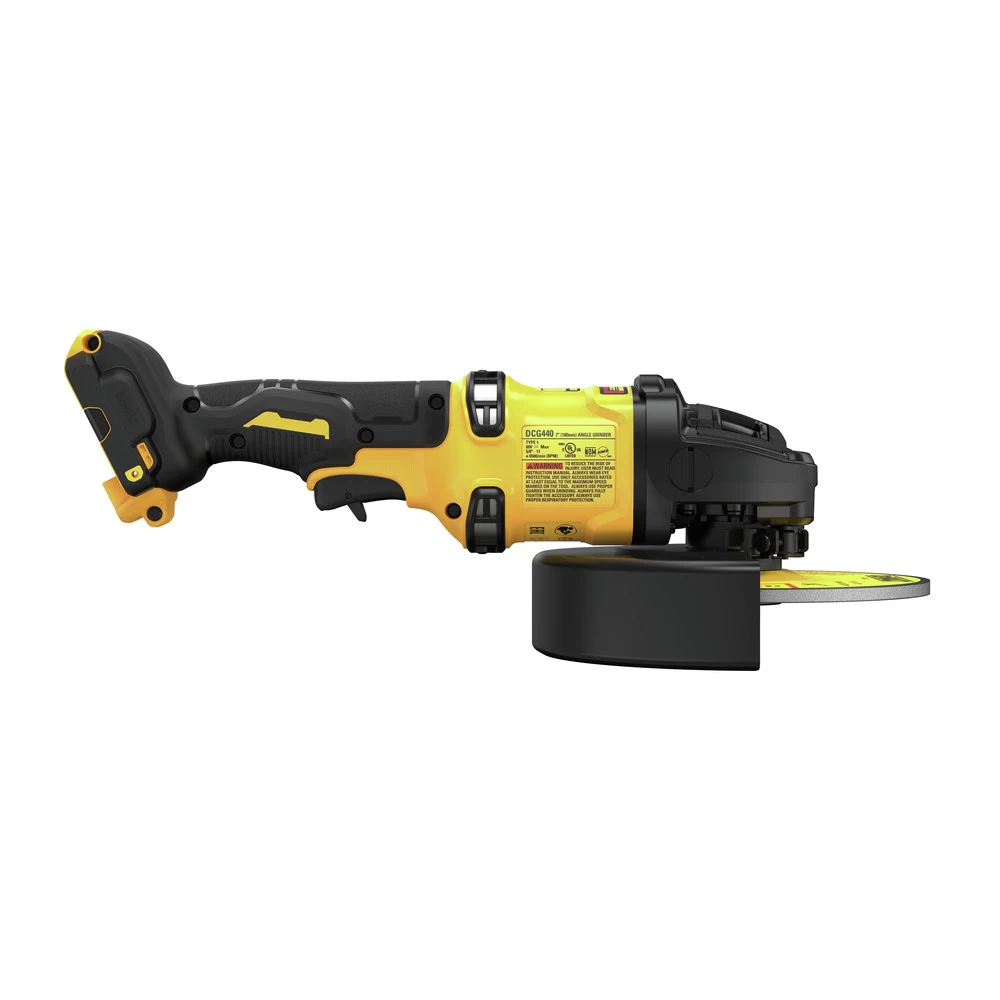 Dewalt FLEXVOLT 60V MAX Brushless Lithium-Ion 7 In. Cordless Grinder With Kickback Brake Kit With 2 Batteries (9 Ah) - DCG440X2 7 Dewalt FLEXVOLT 60V MAX Brushless Lithium-Ion 7 In. Cordless Grinder With Kickback Brake Kit With 2 Batteries (9 Ah) - DCG440X2 - Image 5