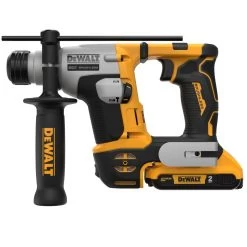 Dewalt 20V MAX ATOMIC Brushless Lithium-Ion 5/8 In. Cordless SDS PLUS Rotary Hammer Kit With 2 Batteries (2 Ah) - DCH172D2 -PowerPro Tools dewndch172d2 b