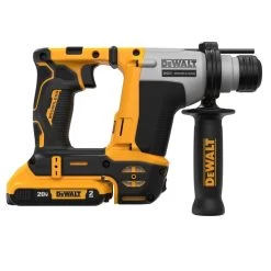 Dewalt 20V MAX ATOMIC Brushless Lithium-Ion 5/8 In. Cordless SDS PLUS Rotary Hammer Kit With 2 Batteries (2 Ah) - DCH172D2 -PowerPro Tools dewndch172d2 d