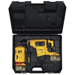 Dewalt DCH481X2 60V MAX Brushless Lithium-Ion Cordless 1-9/16 In. SDS MAX Combination Rotary Hammer Kit (9 Ah) -PowerPro Tools dewndch481x2 c