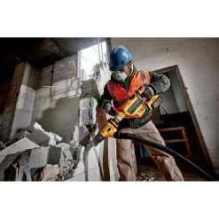 Dewalt 60V MAX Brushless Lithium-Ion SDS Max 1-3/4 In. Cordless Combination Rotary Hammer Kit With 2 Batteries (9 Ah) - DCH614X2 -PowerPro Tools dewndch614x2 g