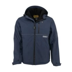 Dewalt Men's Heated Soft Shell Jacket With Sherpa Lining Kitted - Medium, Navy - DCHJ101D1-M -PowerPro Tools dewndchj101d1 m c