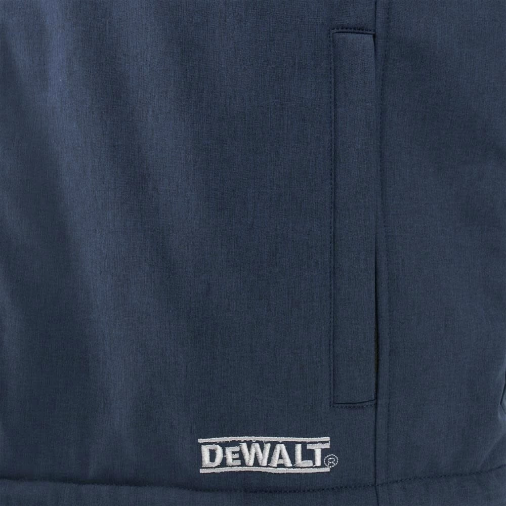 Dewalt Men's Heated Soft Shell Vest With Sherpa Lining - Small, Navy - DCHV089D1-S 12 Dewalt Men's Heated Soft Shell Vest With Sherpa Lining - Small, Navy - DCHV089D1-S - Image 10