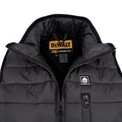 Dewalt Women's Lightweight Puffer Heated Vest Kit - X-Large, Black - DCHV094D1-XL -PowerPro Tools dewndchv094d1 xl g