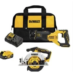 Dewalt 20V MAX XR Brushless Lithium-Ion Cordless 2-Tool Combo Kit (5 Ah) - DCK237P1