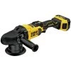 Dewalt 20V MAX XR Lithium-Ion Variable Speed 5 In. Cordless Random Orbit Polisher Kit (5 Ah) - DCM848P2 2 Dewalt 20V MAX XR Lithium-Ion Variable Speed 5 In. Cordless Random Orbit Polisher Kit (5 Ah) - DCM848P2 -PowerPro Tools dewndcm848p2