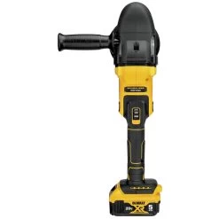 Dewalt 20V MAX XR Lithium-Ion Variable Speed 5 In. Cordless Random Orbit Polisher Kit (5 Ah) - DCM848P2 -PowerPro Tools dewndcm848p2 b