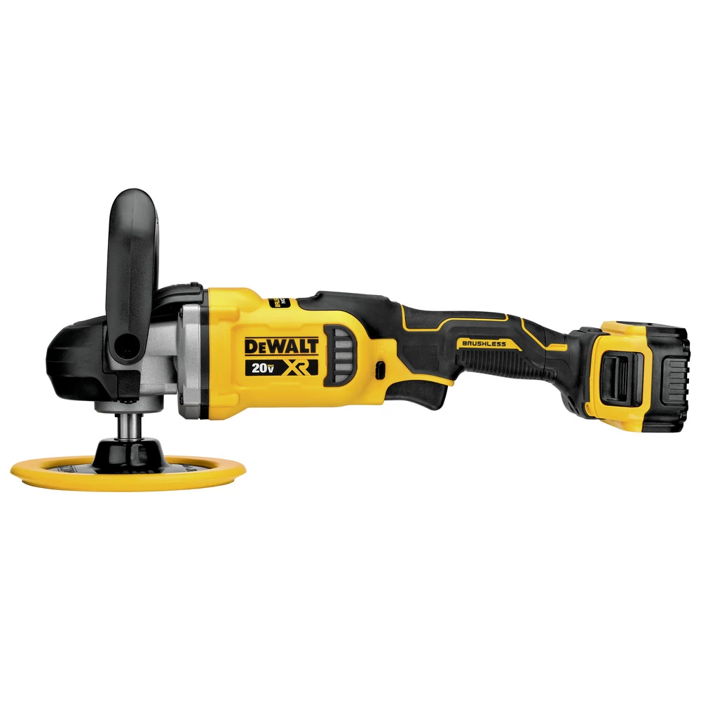 Dewalt 20V MAX XR Lithium-Ion Variable Speed 7 In. Cordless Rotary Polisher Kit (6 Ah) - DCM849P2 6 Dewalt 20V MAX XR Lithium-Ion Variable Speed 7 In. Cordless Rotary Polisher Kit (6 Ah) - DCM849P2 - Image 4