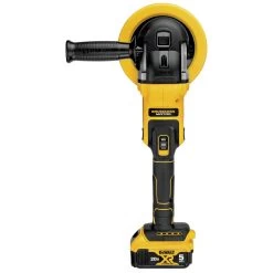 Dewalt 20V MAX XR Lithium-Ion Variable Speed 7 In. Cordless Rotary Polisher Kit (6 Ah) - DCM849P2 17 Dewalt 20V MAX XR Lithium-Ion Variable Speed 7 In. Cordless Rotary Polisher Kit (6 Ah) - DCM849P2 -PowerPro Tools dewndcm849p2 e