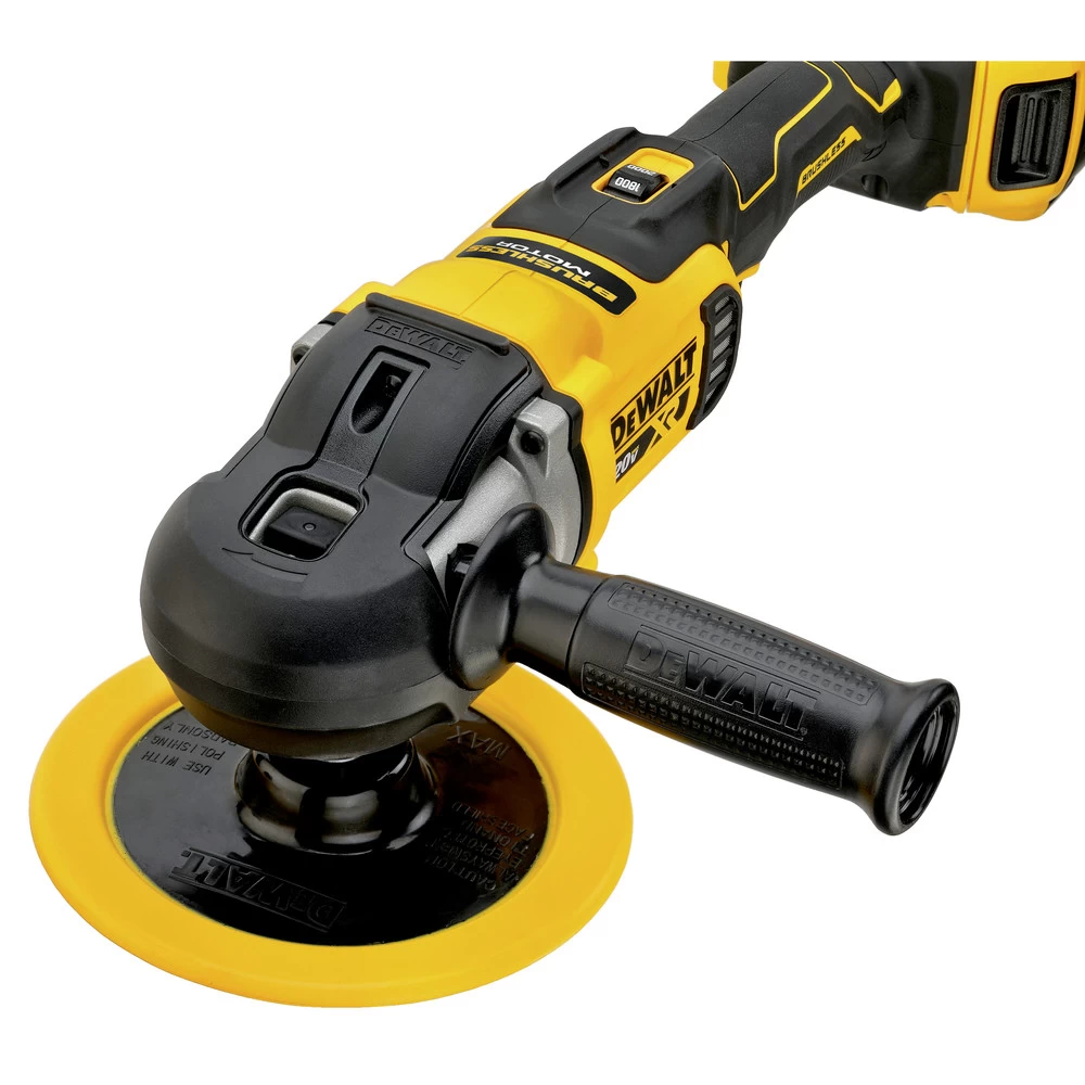 Dewalt 20V MAX XR Lithium-Ion Variable Speed 7 In. Cordless Rotary Polisher Kit (6 Ah) - DCM849P2 9 Dewalt 20V MAX XR Lithium-Ion Variable Speed 7 In. Cordless Rotary Polisher Kit (6 Ah) - DCM849P2 - Image 7