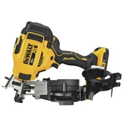 Dewalt 20V MAX Brushless Lithium-Ion 15 Degree Cordless Coil Roofing Nailer Kit (2 Ah) - DCN45RND1 -PowerPro Tools dewndcn45rnd1 b