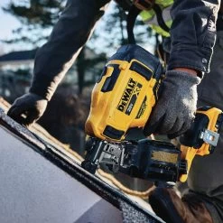Dewalt 20V MAX Brushless Lithium-Ion 15 Degree Cordless Coil Roofing Nailer Kit (2 Ah) - DCN45RND1 -PowerPro Tools dewndcn45rnd1 g
