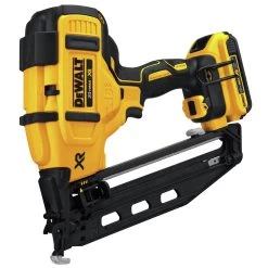 Dewalt DCN660D1 20V MAX 2.0 Ah Cordless Lithium-Ion 16 Gauge 2-1/2 In. 20 Degree Angled Finish Nailer Kit -PowerPro Tools dewndcn660d1 g