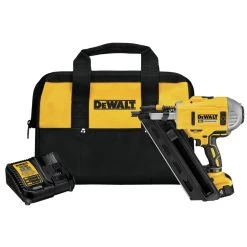 Dewalt 20V MAX XR Brushless Lithium-Ion Cordless 30 Degree Paper Collated Framing Nailer Kit (4 Ah) - DCN692M1