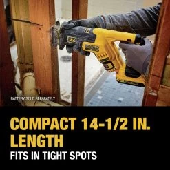 Dewalt 20V MAX XR Brushless Compact Lithium-Ion Cordless Reciprocating Saw (Tool Only) - DCS367B 20 Dewalt 20V MAX XR Brushless Compact Lithium-Ion Cordless Reciprocating Saw (Tool Only) - DCS367B -PowerPro Tools dewndcs367b k