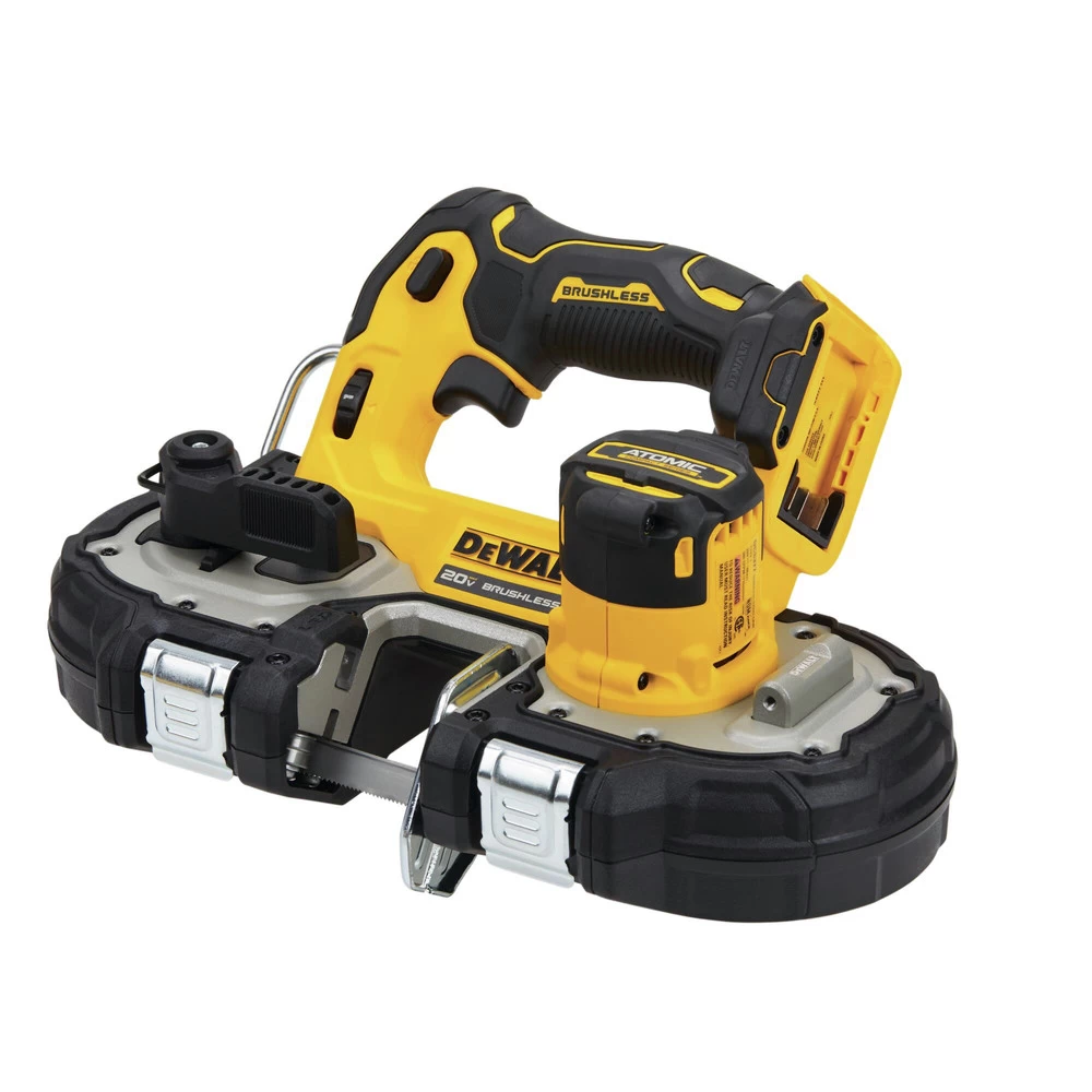 Dewalt 20V MAX ATOMIC Brushless Lithium-Ion 1-3/4 In. Cordless Compact Bandsaw (Tool Only) - DCS377B 4 Dewalt 20V MAX ATOMIC Brushless Lithium-Ion 1-3/4 In. Cordless Compact Bandsaw (Tool Only) - DCS377B - Image 2