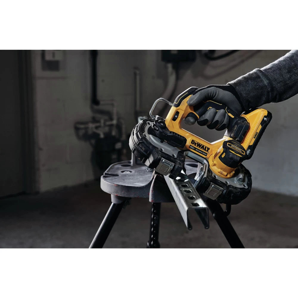 Dewalt 20V MAX ATOMIC Brushless Lithium-Ion 1-3/4 In. Cordless Compact Bandsaw (Tool Only) - DCS377B 7 Dewalt 20V MAX ATOMIC Brushless Lithium-Ion 1-3/4 In. Cordless Compact Bandsaw (Tool Only) - DCS377B - Image 5