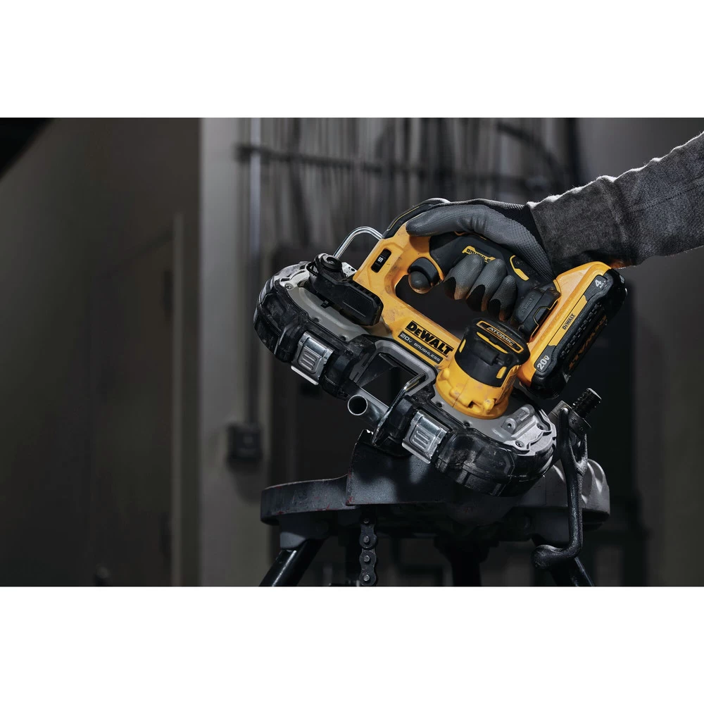 Dewalt 20V MAX ATOMIC Brushless Lithium-Ion 1-3/4 In. Cordless Compact Bandsaw (Tool Only) - DCS377B 8 Dewalt 20V MAX ATOMIC Brushless Lithium-Ion 1-3/4 In. Cordless Compact Bandsaw (Tool Only) - DCS377B - Image 6