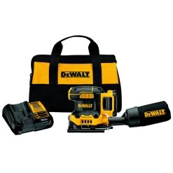 Dewalt 20V MAX XR Lithium-Ion Variable Speed 1/4 In. Sheet Cordless Sander Kit (2 Ah) - DCW200D1