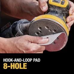 Dewalt 20V MAX XR Brushless Lithium-Ion Variable Speed 5 In. Cordless Random Orbital Sander Kit (2 Ah) - DCW210D1 18 Dewalt 20V MAX XR Brushless Lithium-Ion Variable Speed 5 In. Cordless Random Orbital Sander Kit (2 Ah) - DCW210D1 -PowerPro Tools dewndcw210d1 f