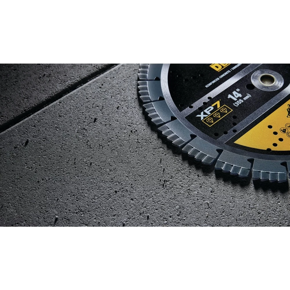 Dewalt 14 In. XP7 Reinforced Concrete Segmented Diamond Blade - DW47437 4 Dewalt 14 In. XP7 Reinforced Concrete Segmented Diamond Blade - DW47437 - Image 2