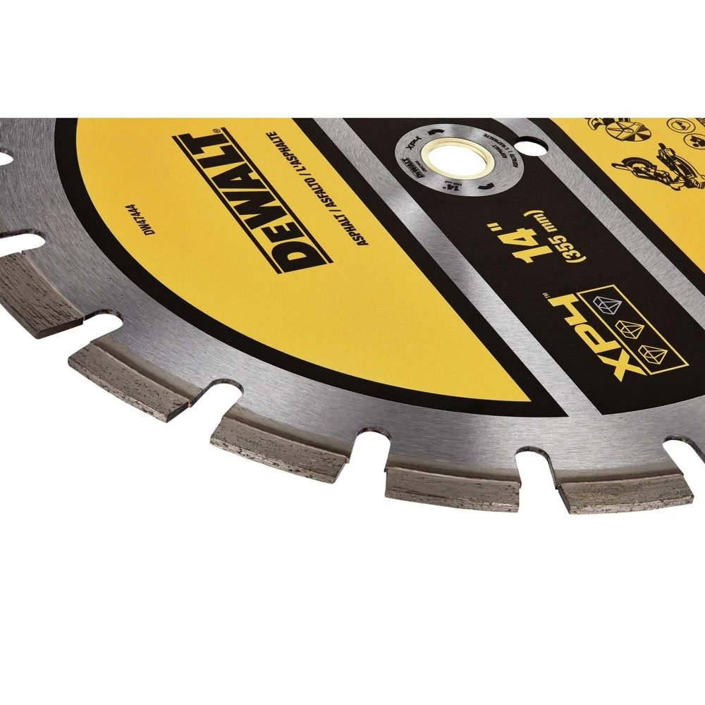 Dewalt 14 In. XP4 Asphalt Segmented Diamond Blade - DW47444 4 Dewalt 14 In. XP4 Asphalt Segmented Diamond Blade - DW47444 - Image 2