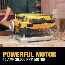 Dewalt DW735 120V 15 Amp 13 In. Corded Three Knife Two Speed Thickness Planer -PowerPro Tools dewndw735 p